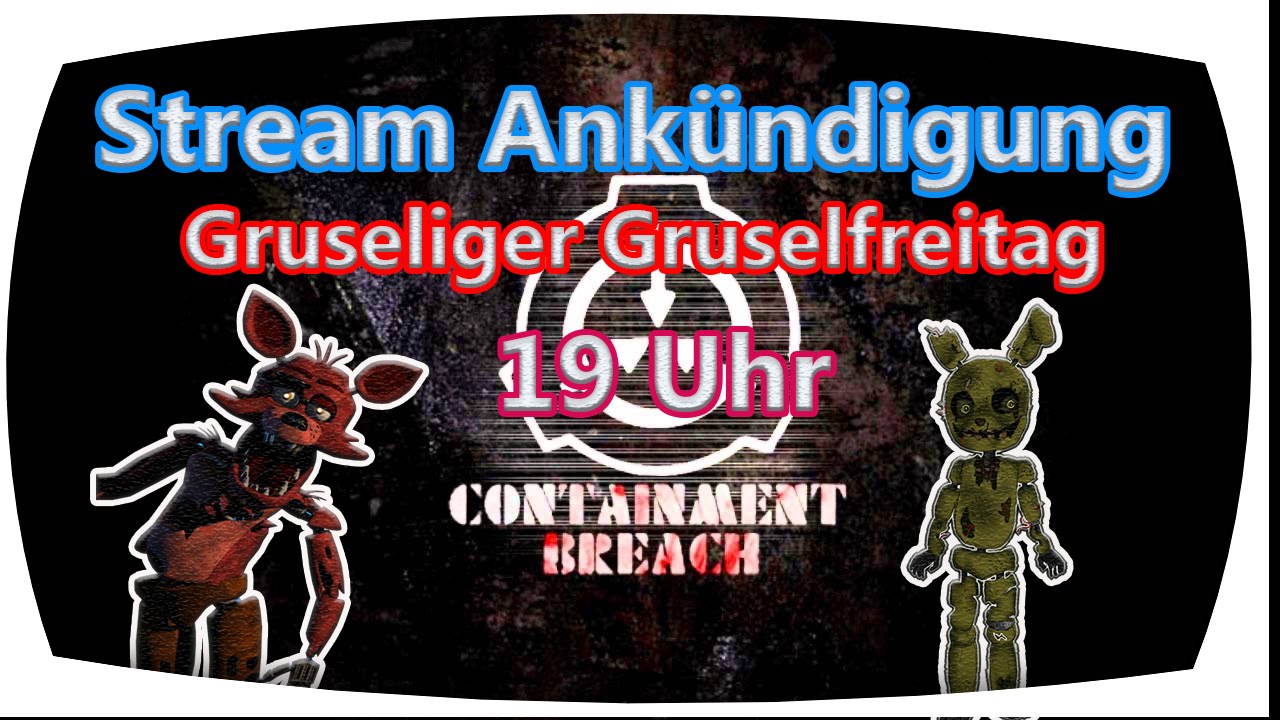 Stream Ank&uuml;ndigung: Gruseliger Gruselabend (German/HD)