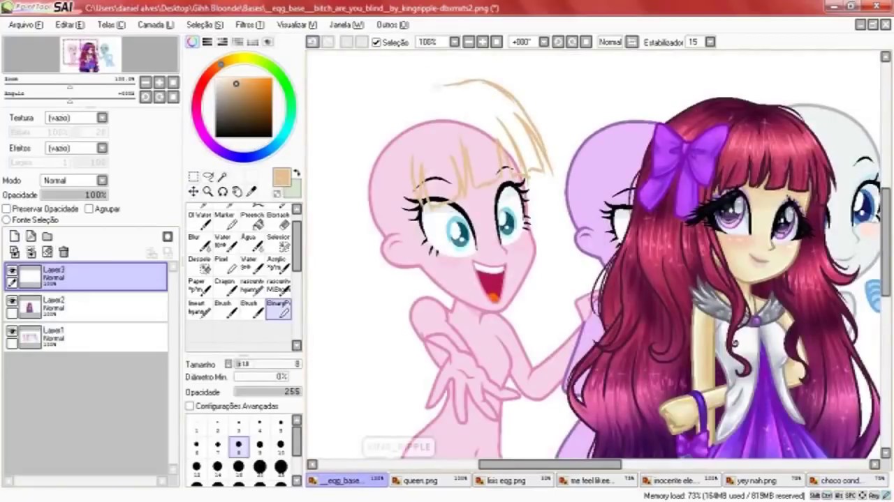MLP EG Speedpaint- My mane 4
