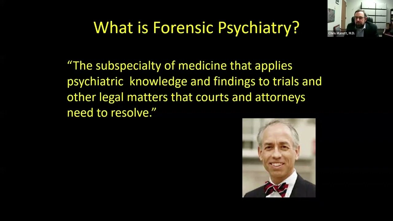 Forensic Psychiatry