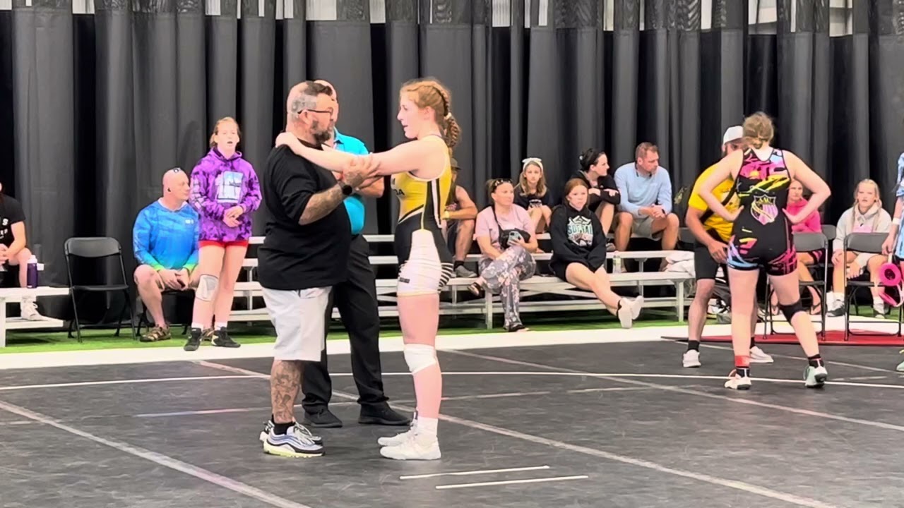 2023 AAU Junior Olympics Girls Wrestling Individuals-145 lbs Kendall Bibla vs Iowa