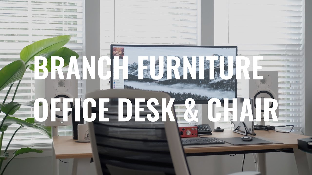 Branch Furniture Office Desk & Ergonomic Chair