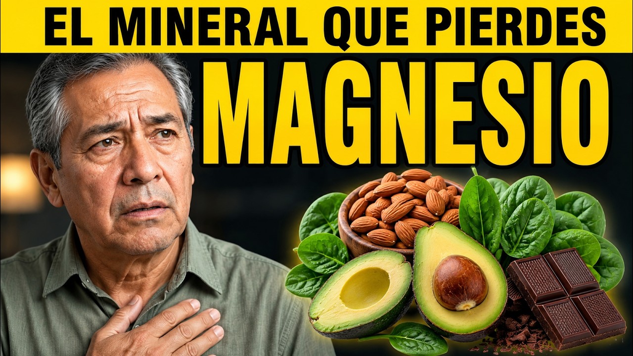 Magnesio 60+: 7 alimentos que reactivan tu energía y fortalecen corazón, huesos y memoria