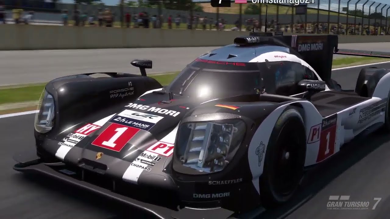 Gran Turismo 7 (PS5) daily race C Porsche 919 hybrid cars on 14 laps race music REPLAY