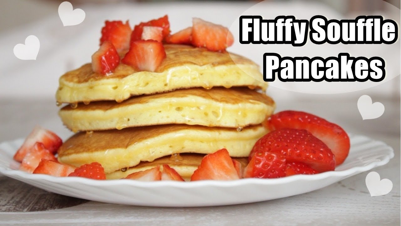 PANCAKES SOFFICI E ALTI!!!  Fluffy Souffle PANCAKES!😍 | Le Ricette di Jennifer