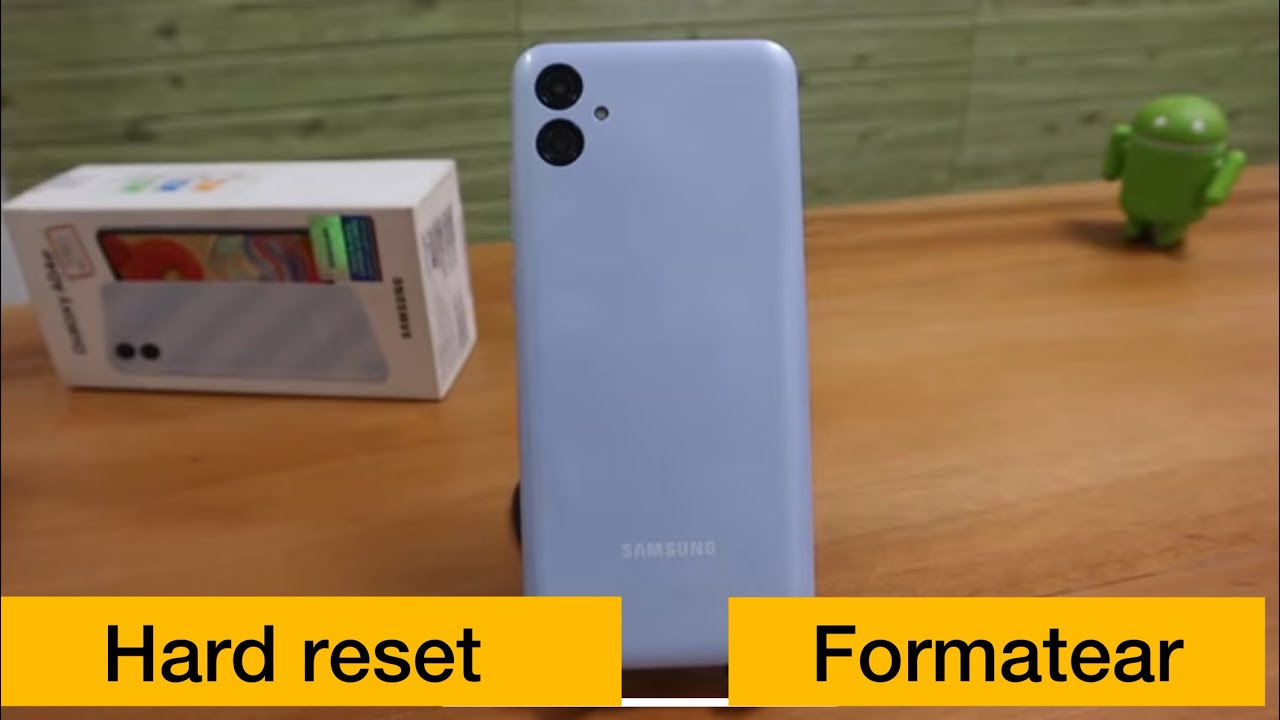 Samsung a04e  [ FORMATEAR ]  HARD RESET - quitar bloqueo de pantalla