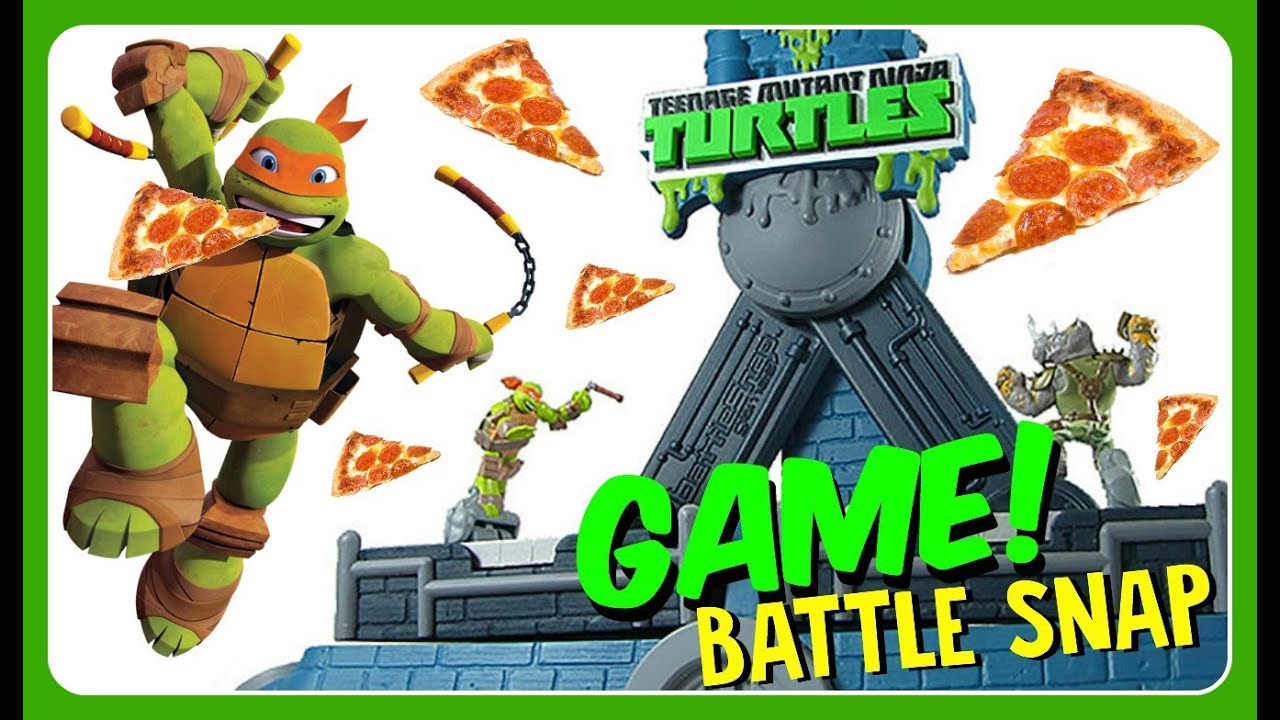 Teenage Mutant Ninja Turtles Battlesnap Sewer Slam Deluxe Battle GAME!  TMNT Nickelodeon!  TMNT GAME