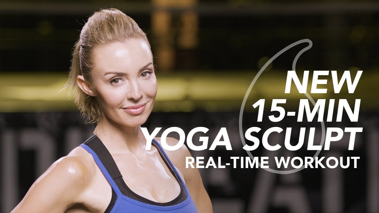 15-Minute Yoga Sculpt & Tone: Sweet Sweat Real-Time Workout