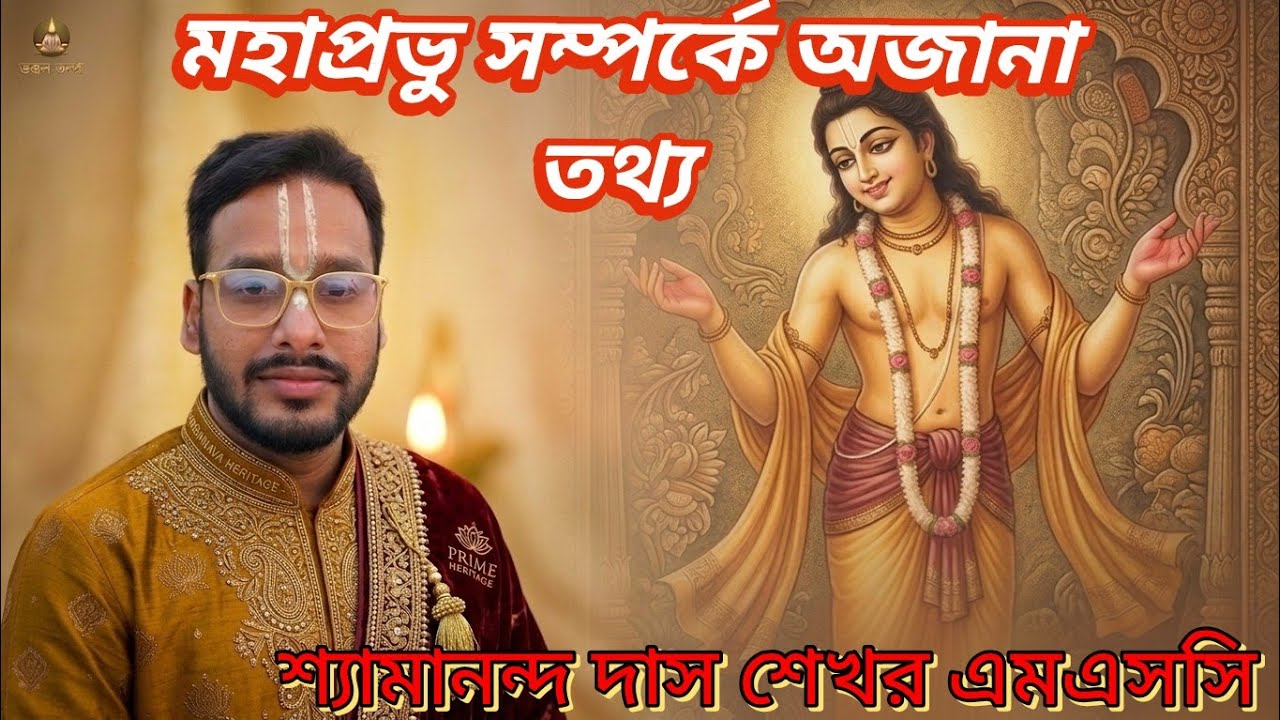 মহাপ্রভু সম্পর্কে অজানা কথা। শ্যামানন্দ দাস শেখর।। ০১৭৩৩-২৬১৮৪১