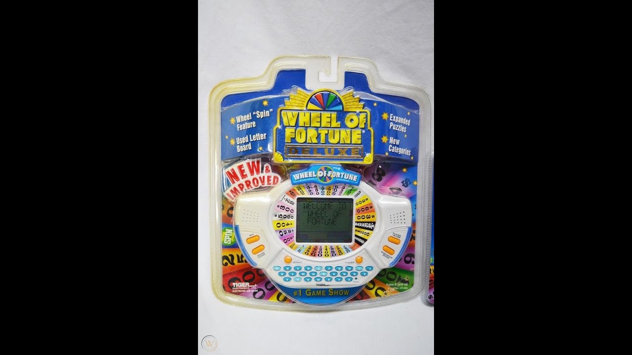 Tiger Electronics Deluxe Wheel of Fortune Run Game #8