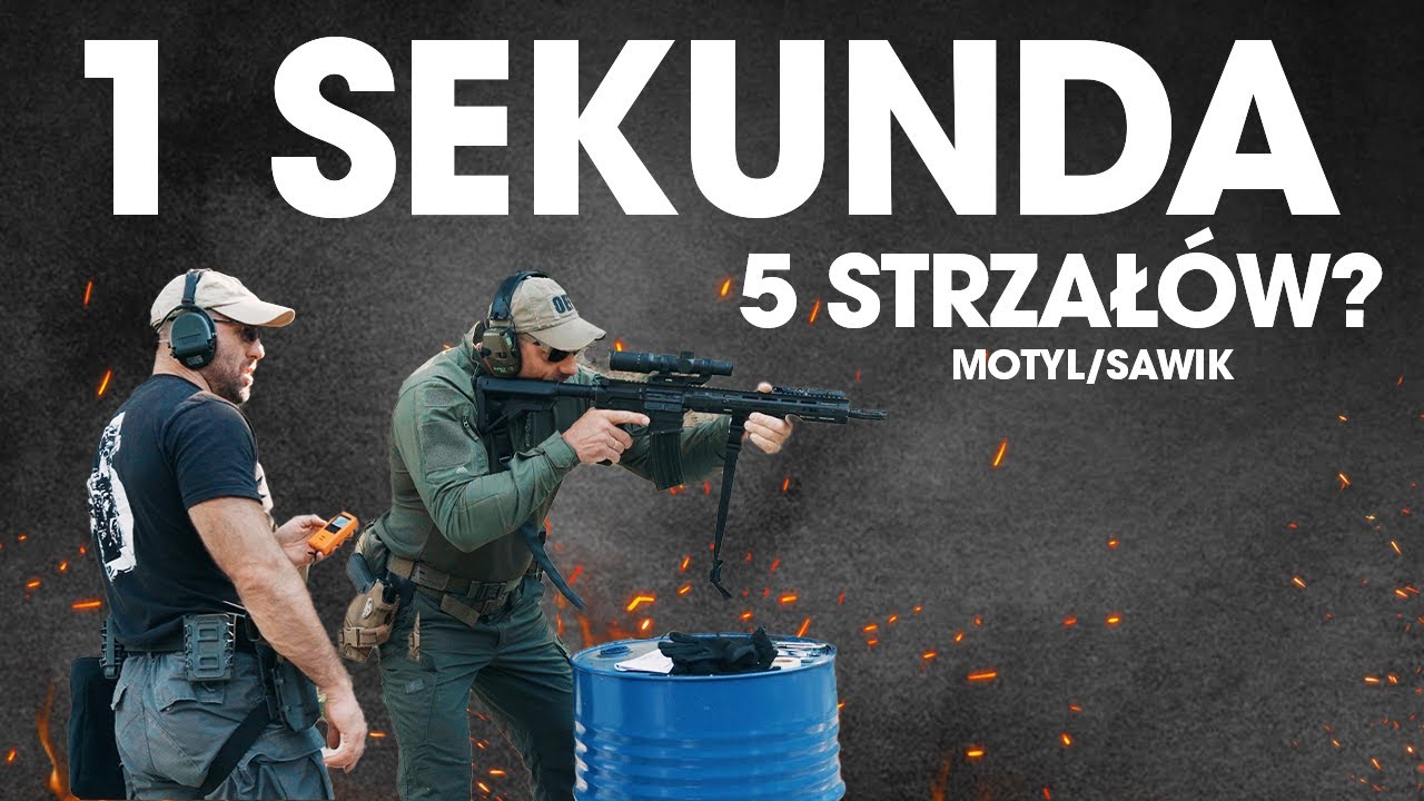 5 STRZAŁÓW W SEKUNDĘ? WYZWANIE MISTRZA ŚWIATA. MOTYL Z GROMU I SAWIK