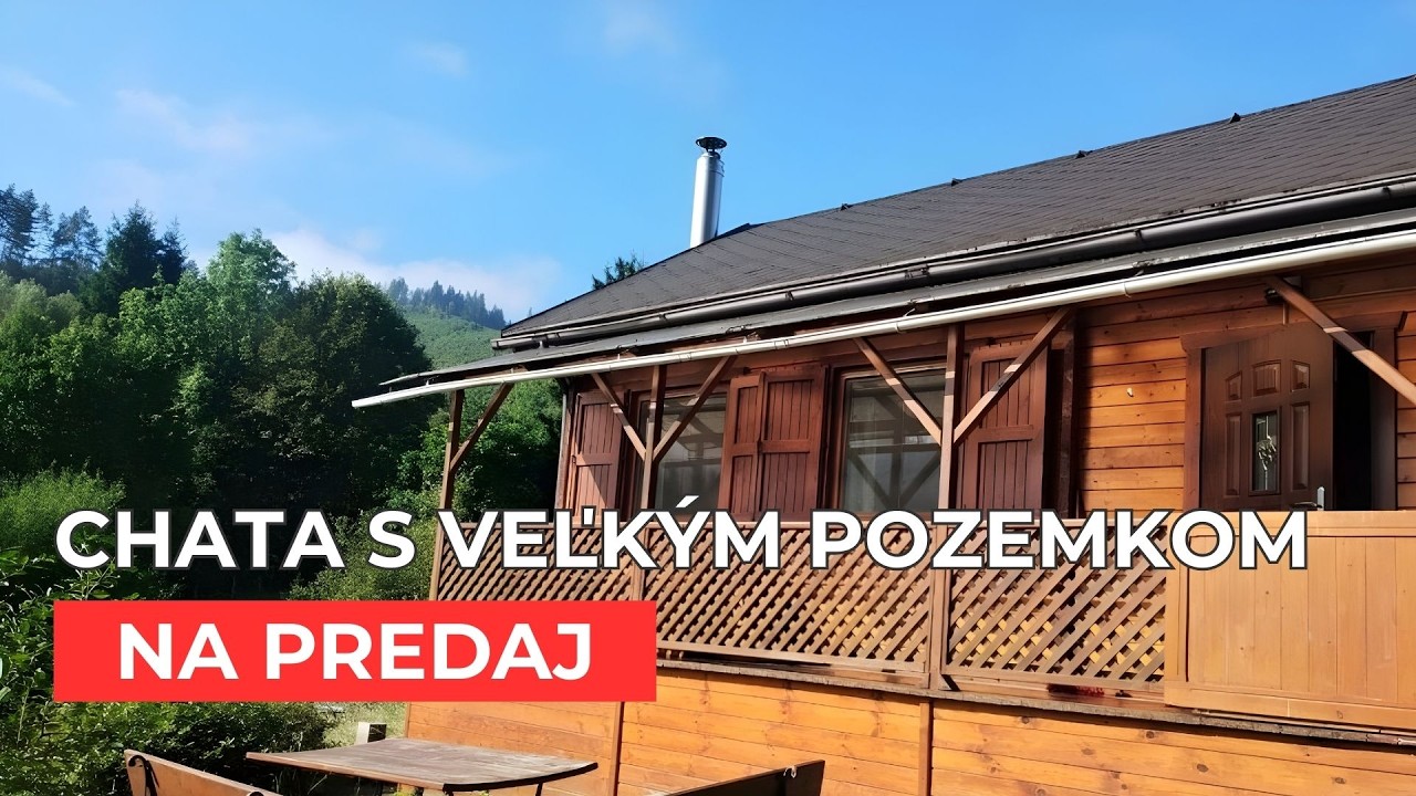 Chata nad oblakmi v Zázrivej s veľkým pozemkom │ CHATA NA PREDAJ