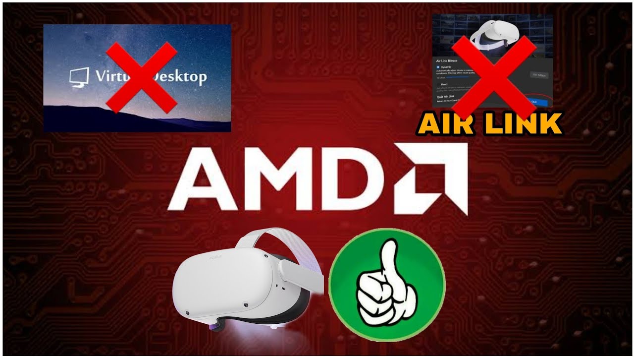 AMD+OCULUS QUEST! Veja esse vídeo se usa placa AMD com oculus Quest!Jogue sem fios de graça!