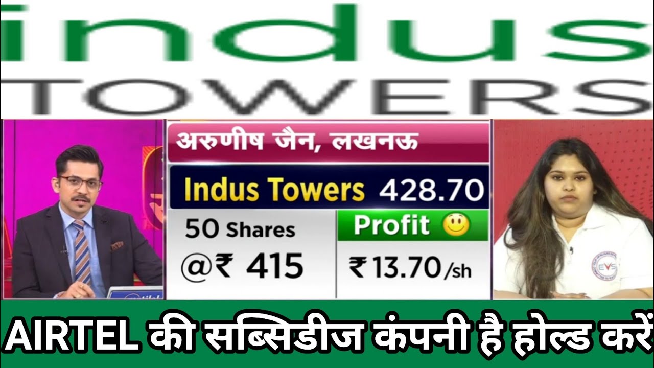 Indus towers share news | indus towers share result | indus towers share price | telecom services