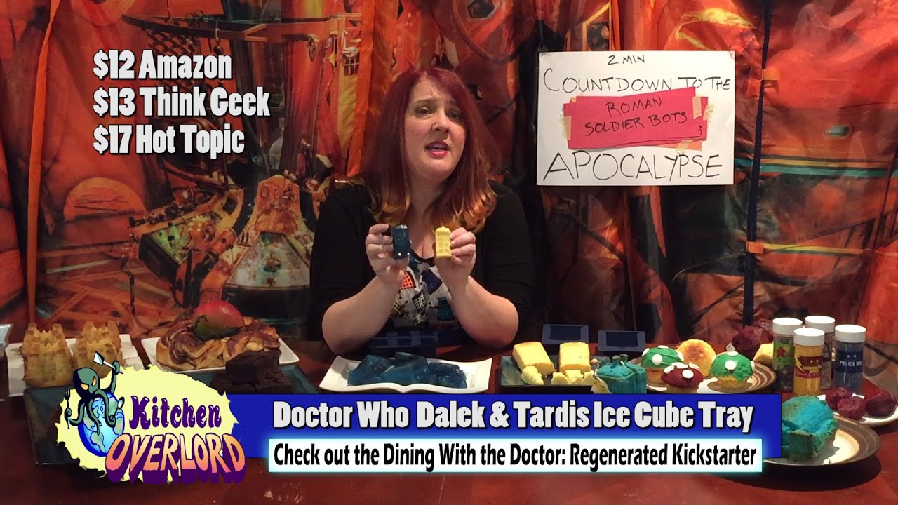 Doctor Who Ice Cube Tray Video: 2 Minute Geek Kitchen Gadget Reviews