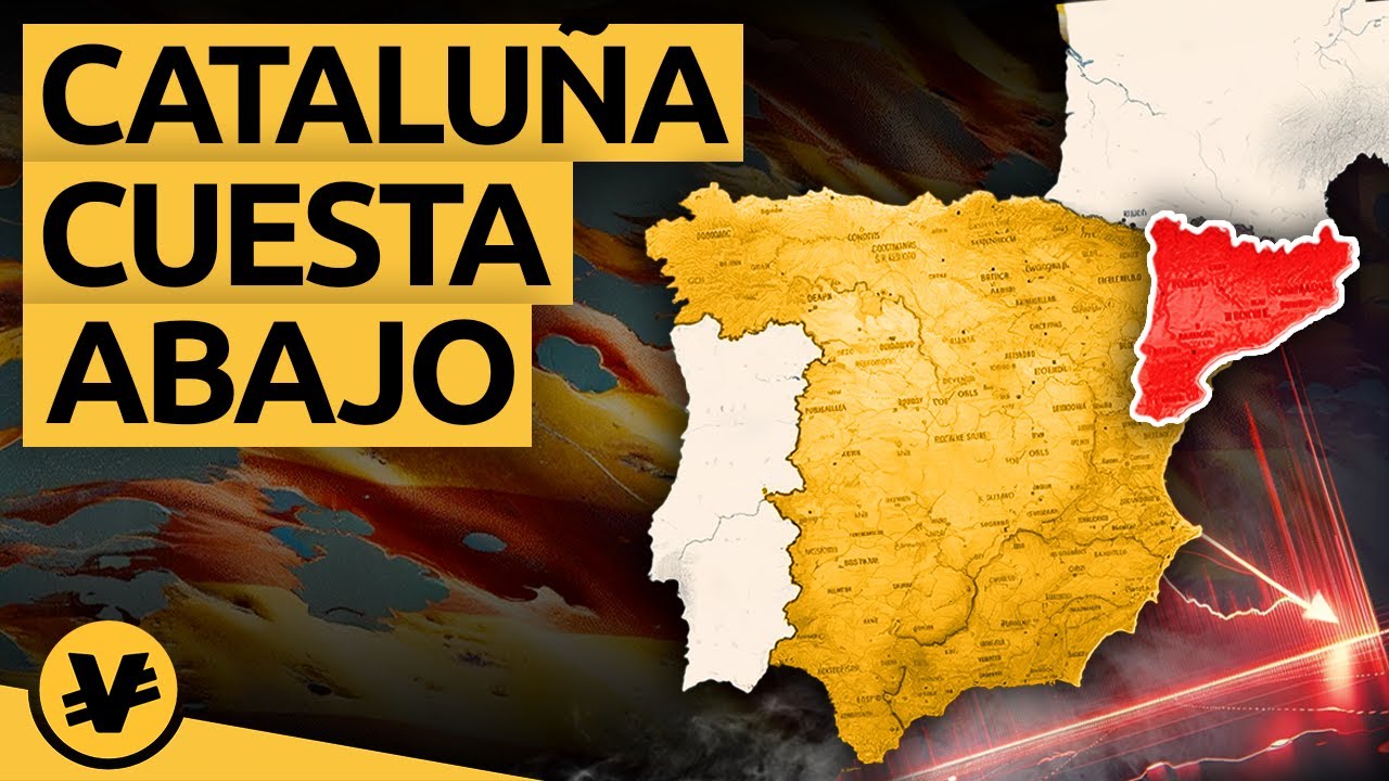 La DECADENCIA económica de CATALUÑA - VisualEconomik