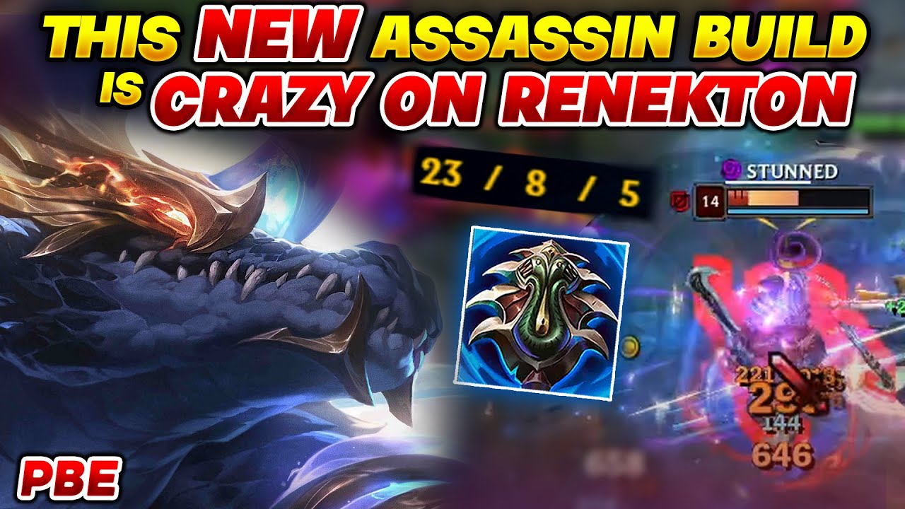 This NEW ASASSIN BUILD is Crazy on Renekton | Renekton Vs Yorick | Season 14 PBE Commentary