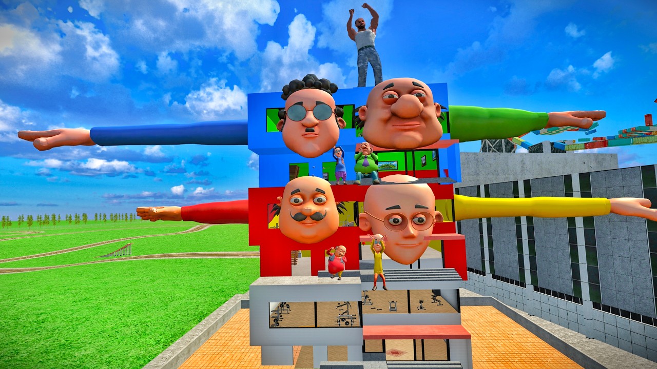 Franklin Upgrade HOUSE To MOTU PATLU HOUSE🤯🤯 - Indian bikes driving 3d