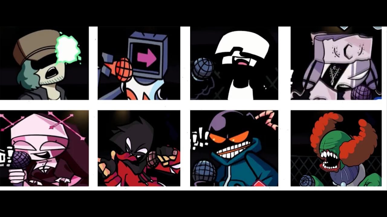 Headache but Every Opponent's Turn a Different Character Sings (FNF headache but Everyone Sings It)