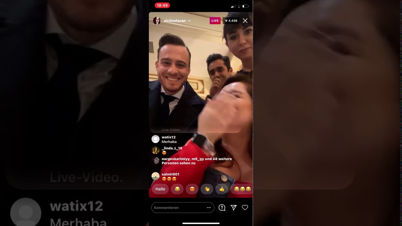 Kerem Bürsin- Hande Erçel- Elçin afacan-Alican   Canlı Yayın İnstagram (Sen çal Kapımı) 19.11.2020