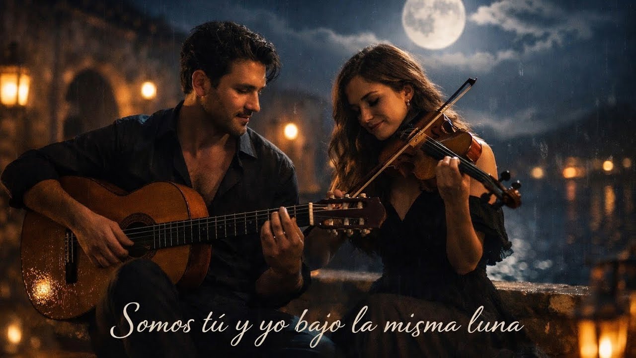 Moonlight Flamenco 🌙 | Soft & Emotional Guitar Violin