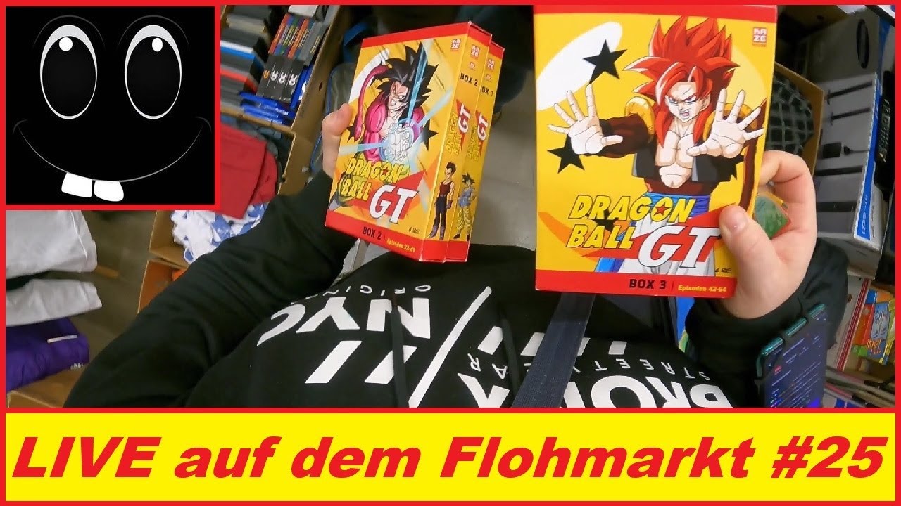 Live auf dem Flohmarkt #25 Dragonball Z Staffeln - Resident Evil 2 uvm