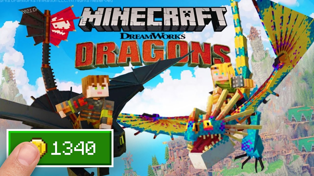 Minecraft: How To Train Your Dragon (Bedrock DLC Mashup Pack!)