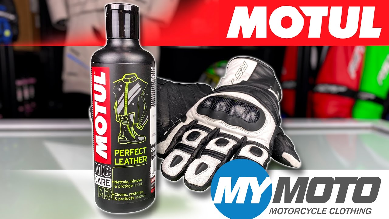 How to look after your leather motorcycle gear with Motul Perfect Leather.