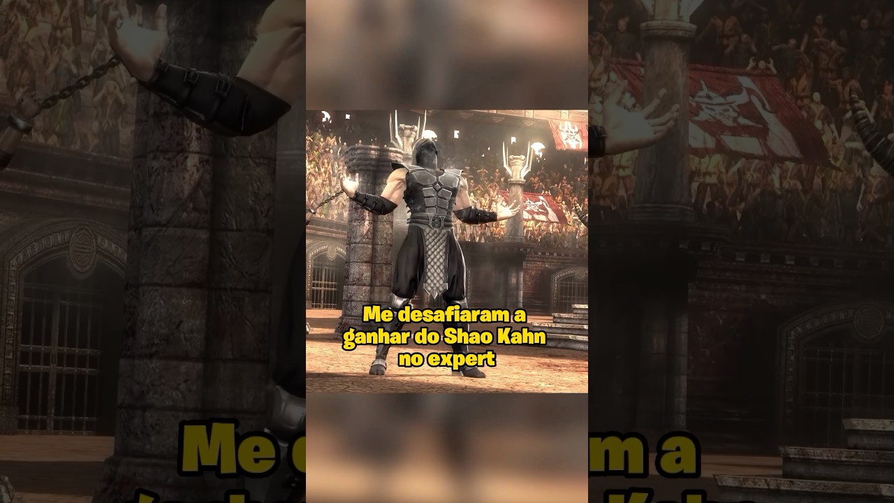 Mortal Kombat 9 Smoke x Shao Kahn SEM TOMAR DANO no EXpert
