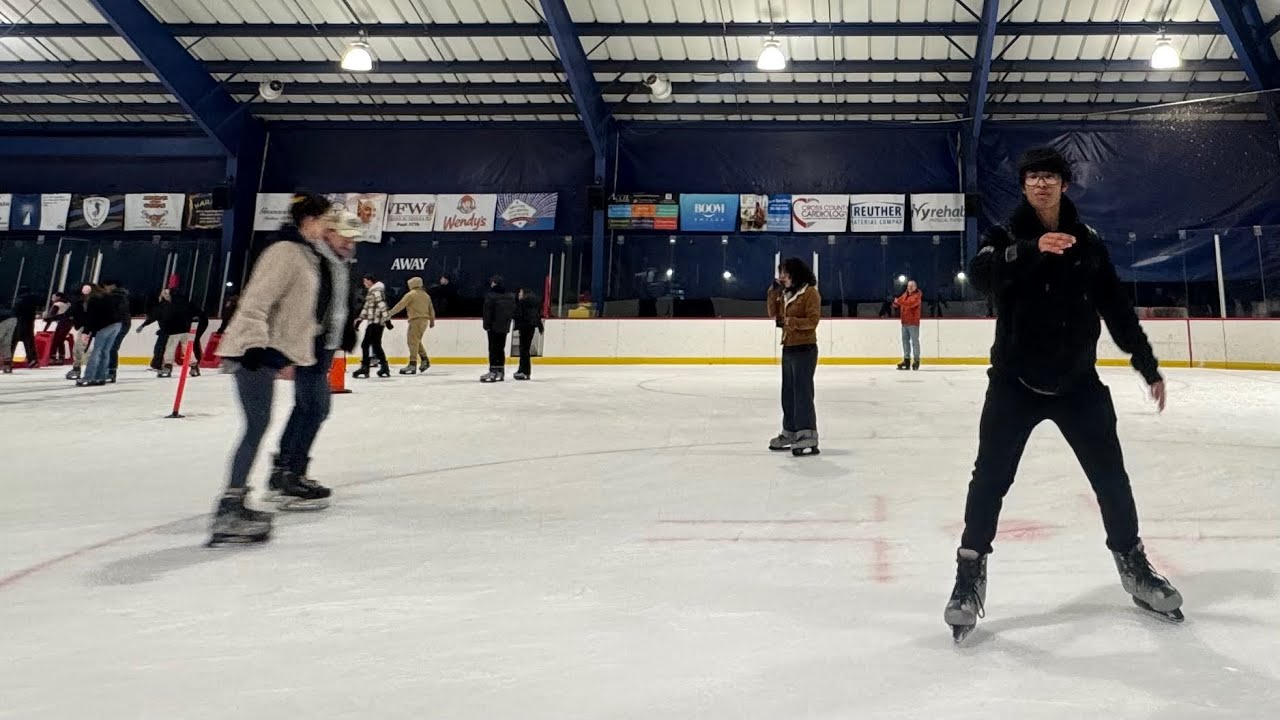 Ice Skating With My Friends