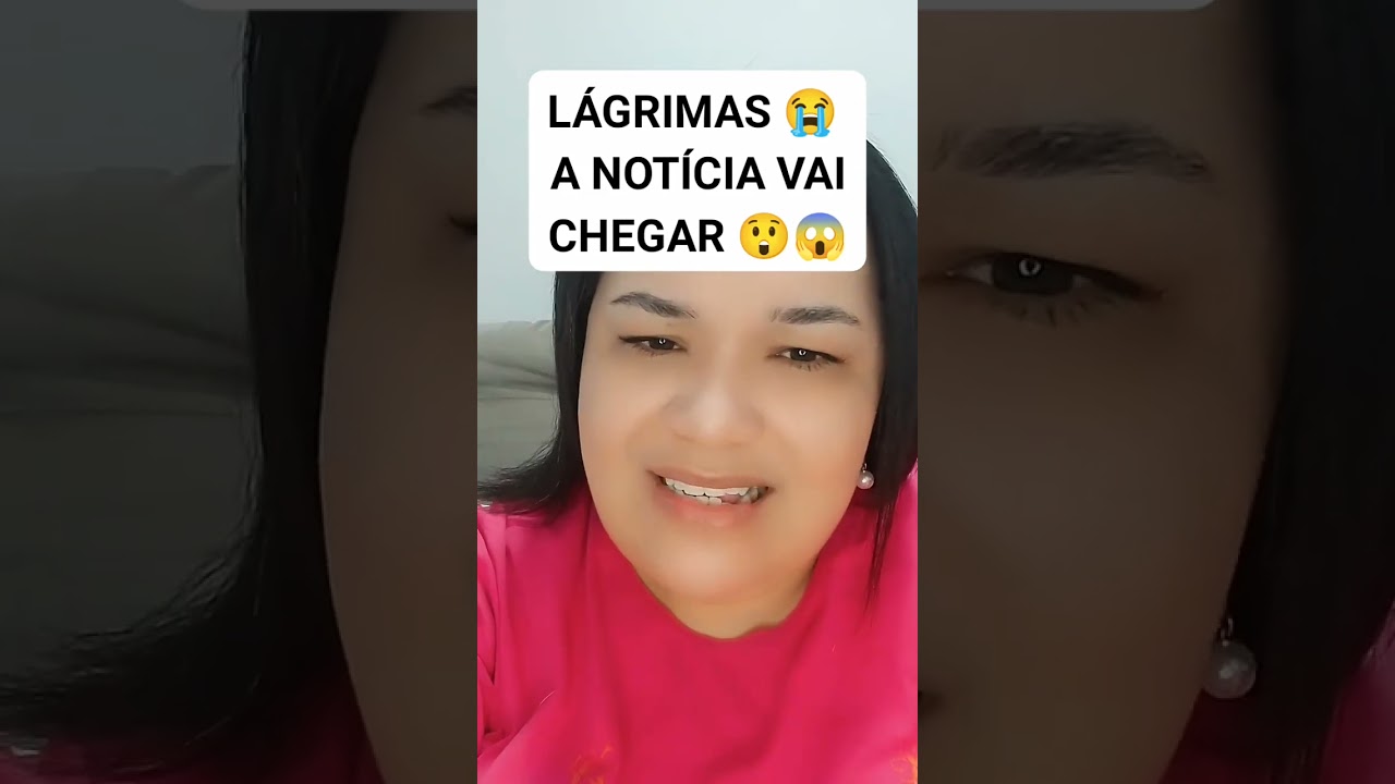 Lágrimas a notícia vai chegar.