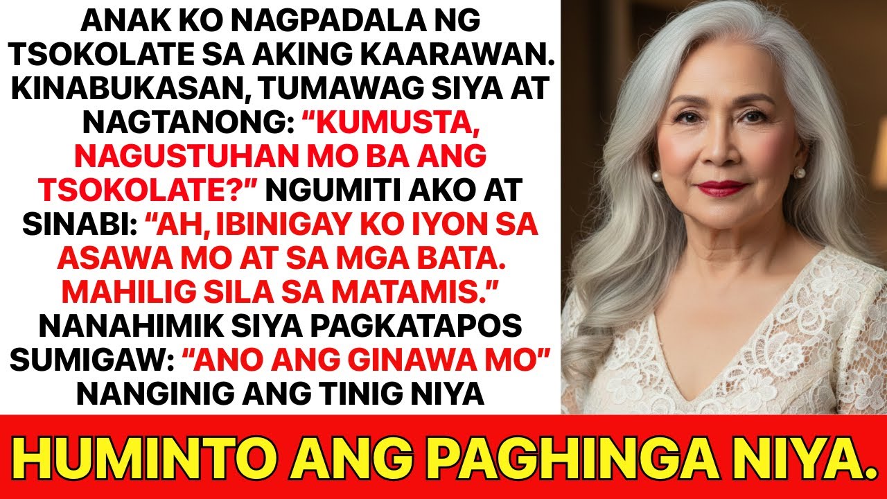 Pinadalhan Ako ng Anak Ko ng Tsokolate—Ibinigay Ko sa Asawa’t Mga Anak Niya… Pagkaraan…