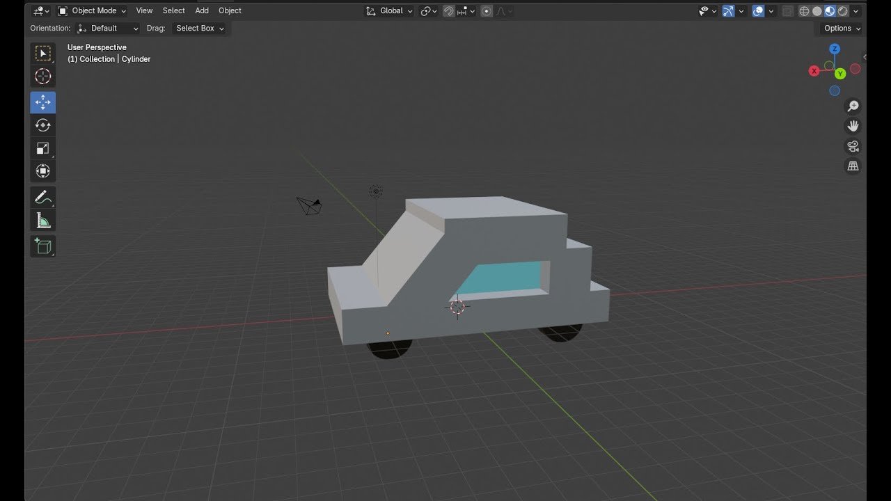 Making a car in Blender!