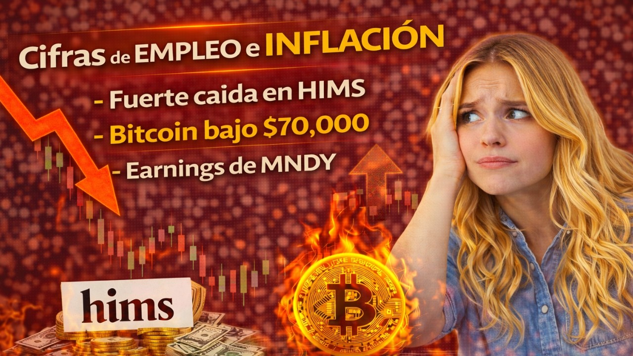 Ca&iacute;da Fuerte en HIMS | Semana de INFLACI&Oacute;N y Empleo | Bitcoin en Rango? Earnings de MNDY
