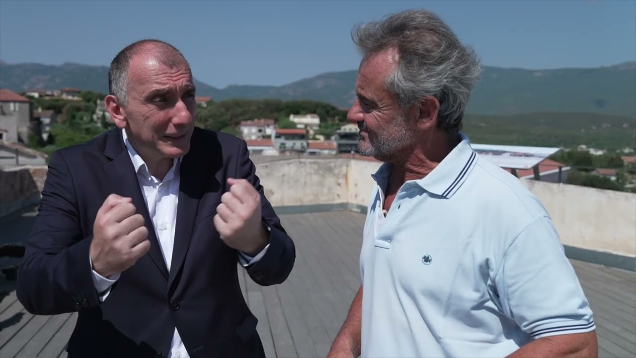 Un monde bleu à Portivechju avec Jean-Christophe Angelini (BFM TV août 2025)