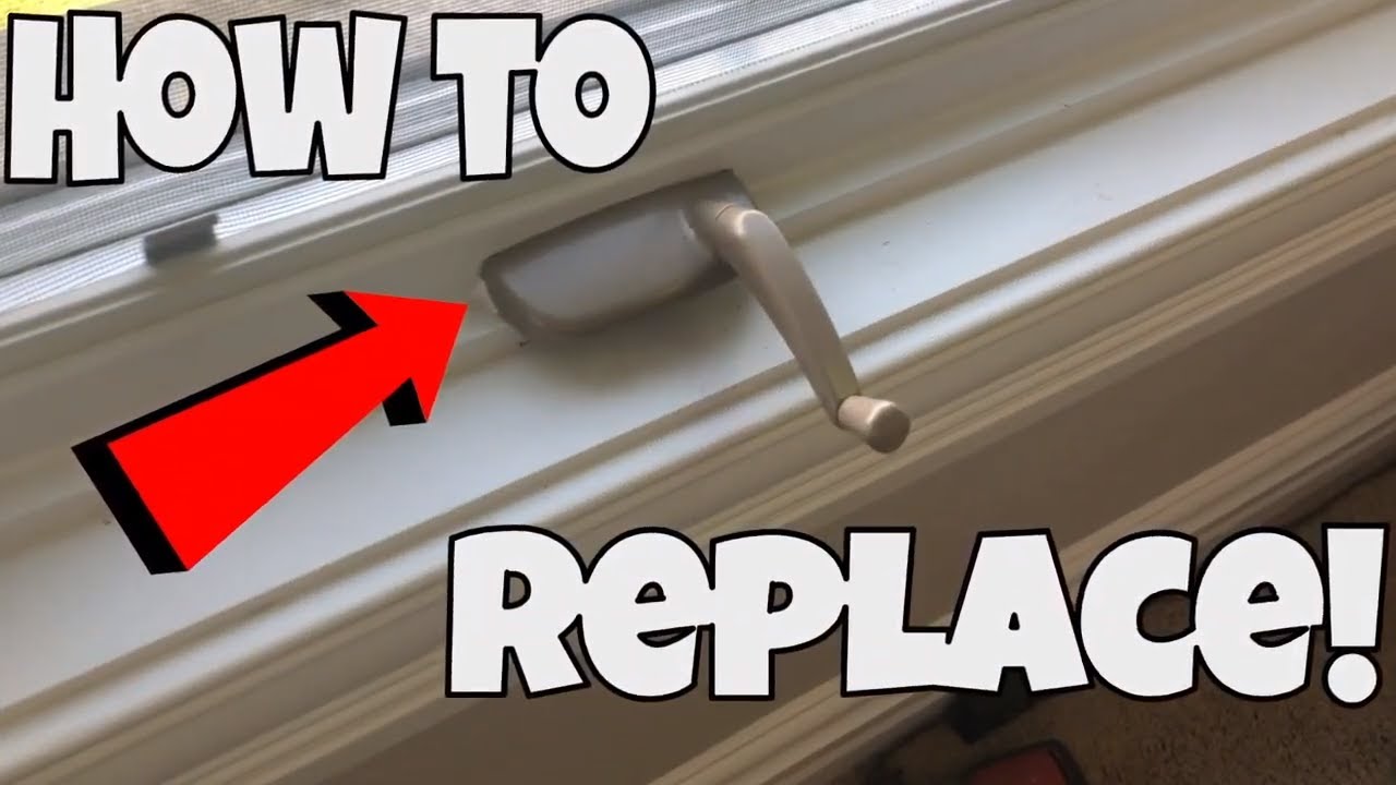 How to replace casement window hardware.....