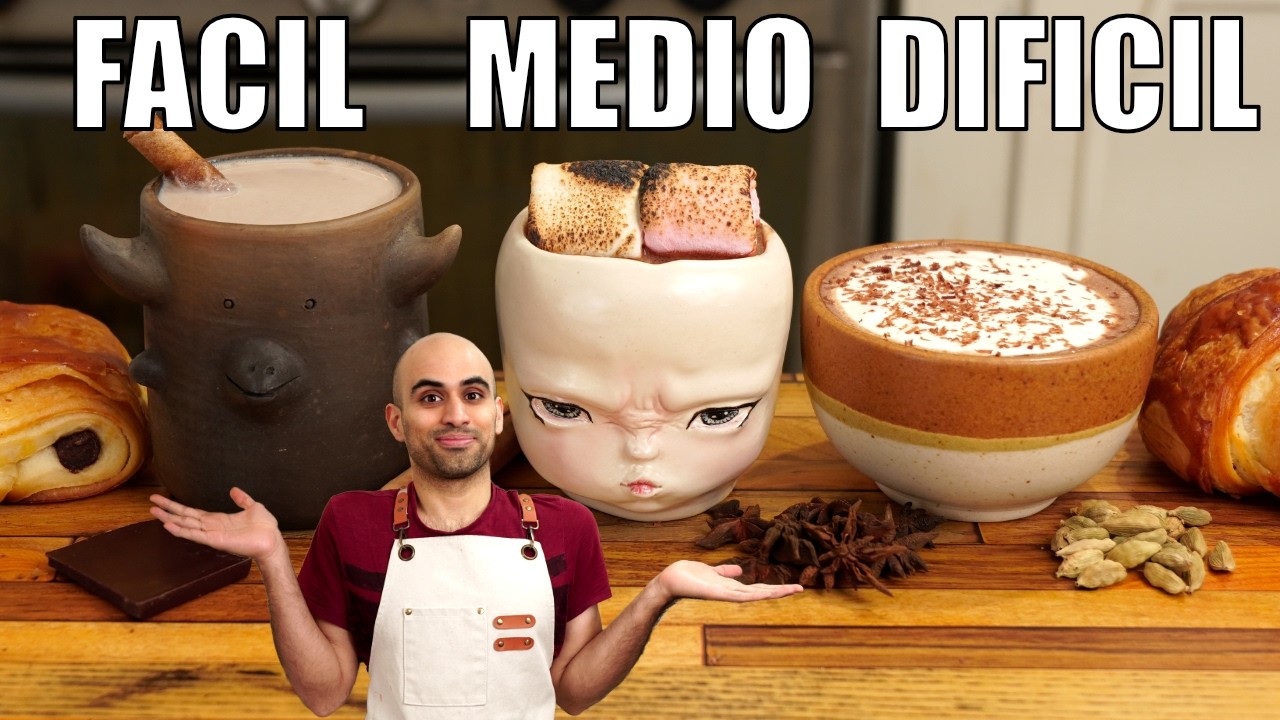3 Niveles de Chocolate Caliente