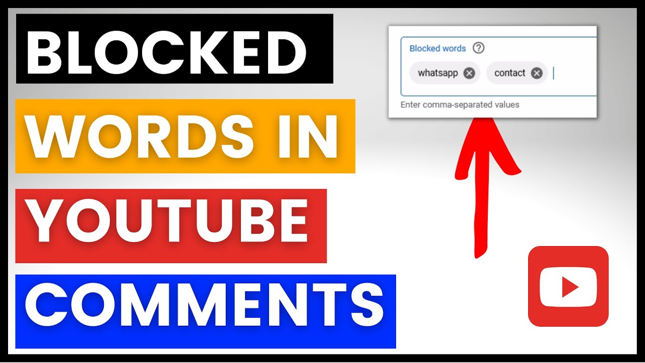 How To Add Blocked Words To YouTube Video Comment Section? (Keyword Blacklist)