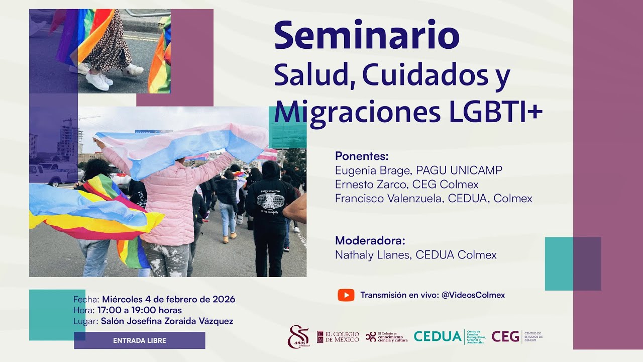 Seminario salud, Cuidados y migraciones LGBTI+
