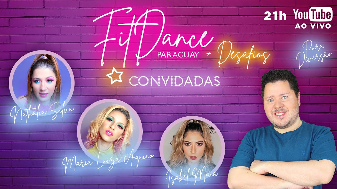 LIVE FIT DANCE PARAGUAY com a Maria Luiza Aquino, Nathalia Silva e Isabel Maia - LIBRAS