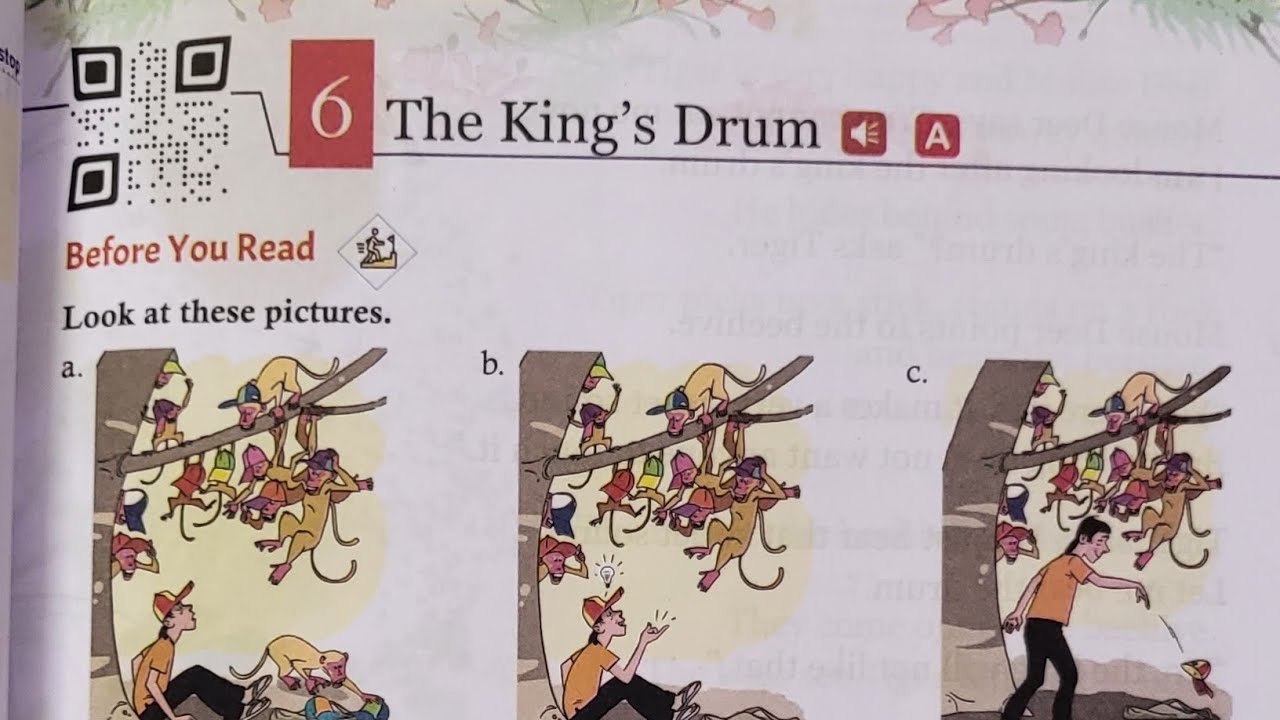 CHAPTER -6  THE KING'S DRUM  CLASS-1  GUL MOHAR  ENGLISH READER.