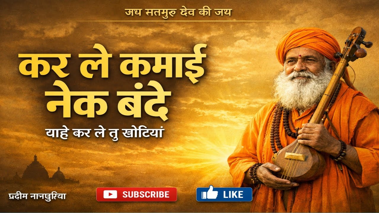 “आखिर खानी तो दो ही रोटियां | कर ले कमाई चाहे नेक बंदे | सच्चाई भजन”#chetawanibhajan New Shabad 