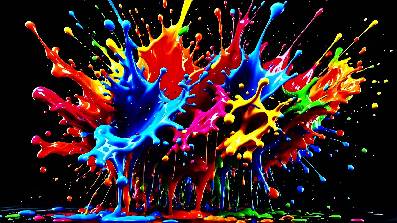 Secret Screensaver Video • Liquid Backdrop Visuals