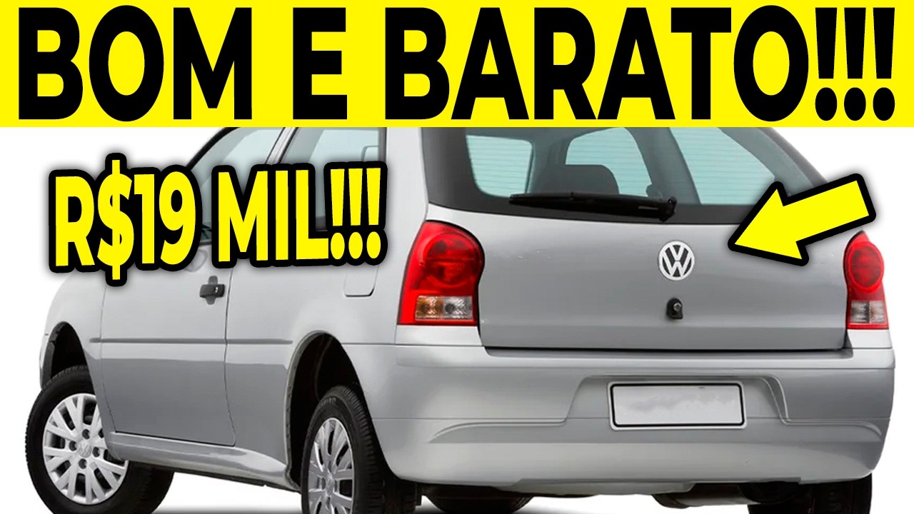 🚨🚗 TOP 7 CARROS BARATOS QUE AGUENTAM ANOS SEM DOR DE CABEÇA