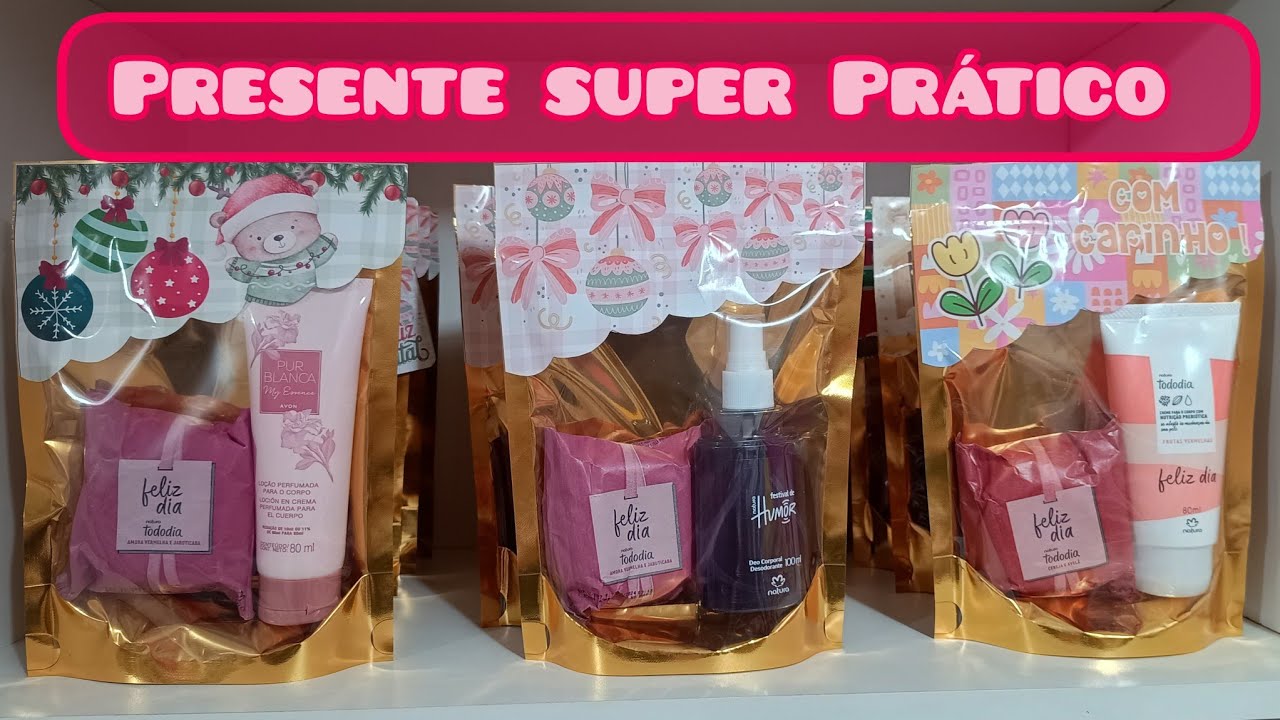 Presente no Saquinho Dourado 