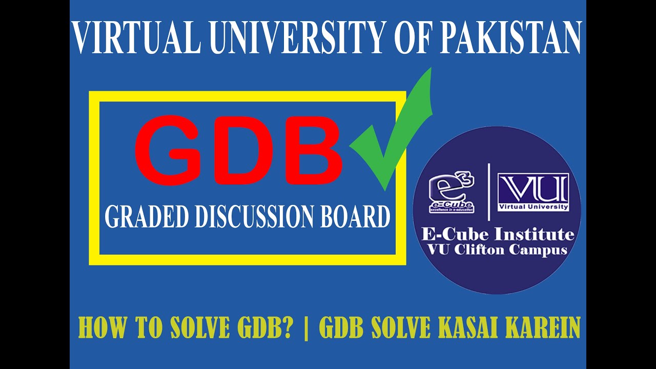 How to Solve GDB | Graded Discussion Board | VU LMS GDB | Fall 2025