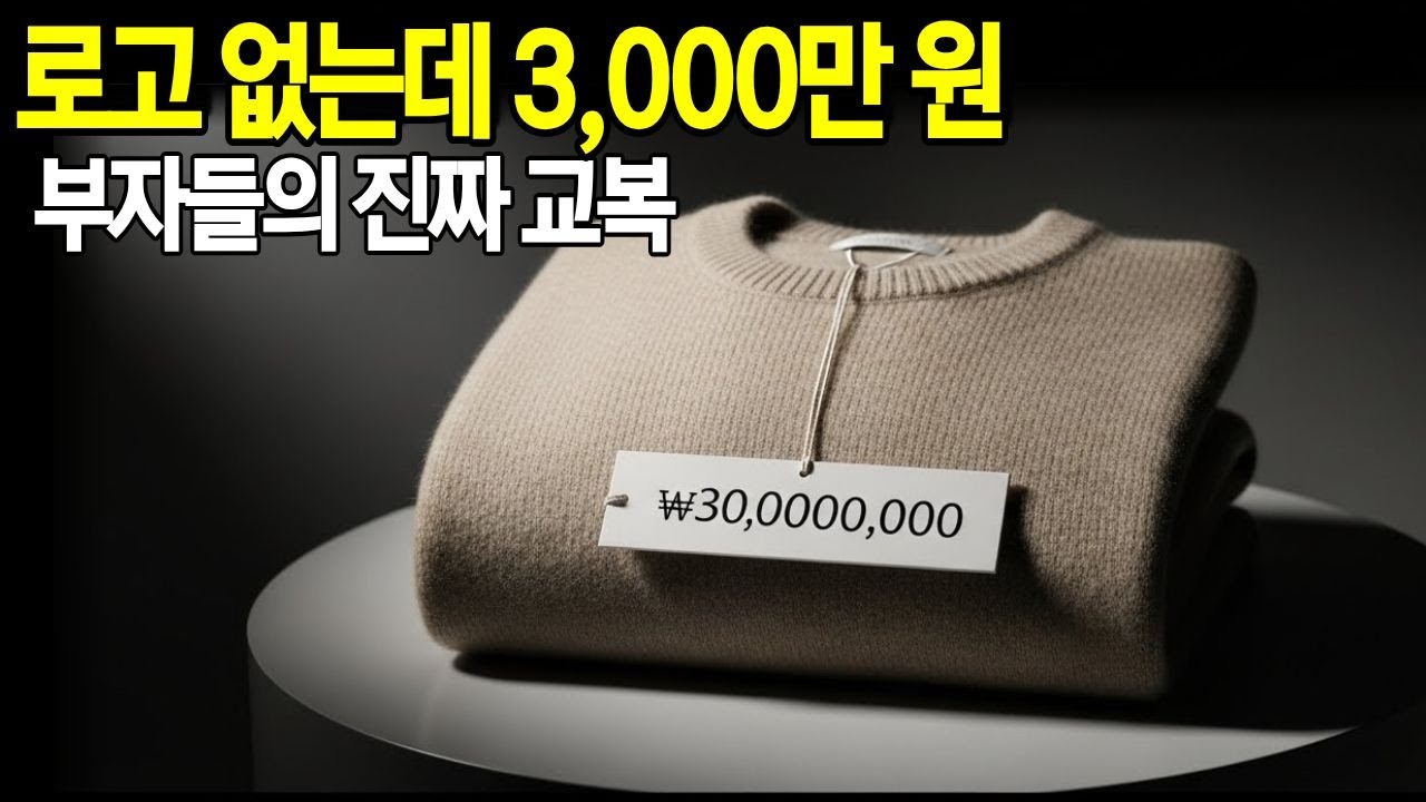 로고도 없는데 3,000만 원? 부자들이 영수증도 안 보고 로로피아나를 사는 소름 돋는 이유