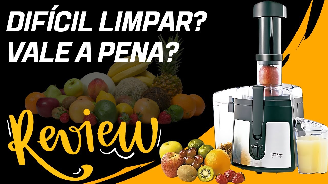É Difícil Limpar CENTRIFUGA DE SUCOS BRITÂNIA 1000 800W Review - Vale a Pena?