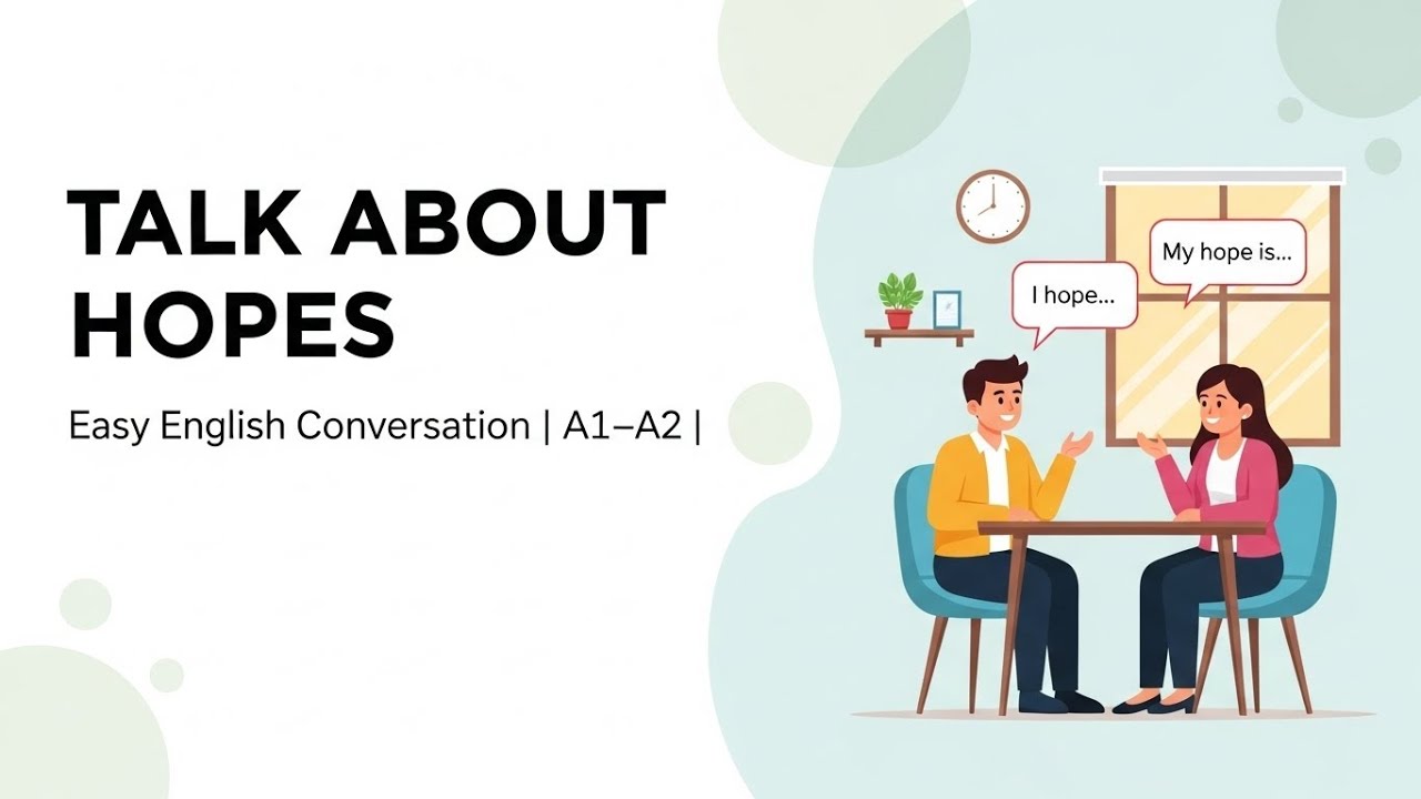 Learn Talking About Hopes in English | Easy English Conversatiom