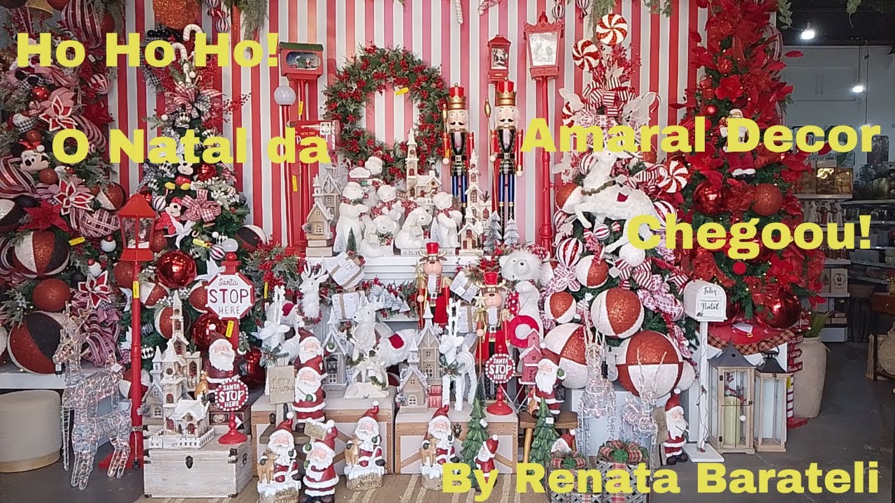 OS MAIS LINDOS ACHADINHOS DE NATAL/VC ENCONTRA AQUI/TENDÊNCIAS 2024/ AMARAL DECOR/A PERUA CHEGOOU!!