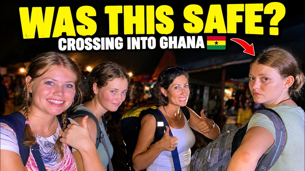 Мы пересекли границу Ганы ночью&hellip; и стало не по себе 🇬🇭
